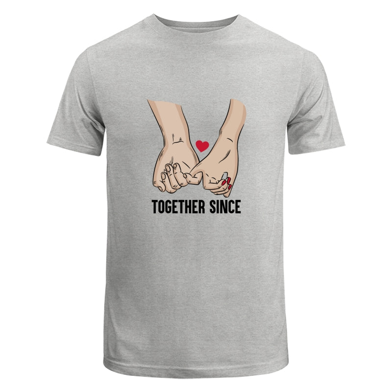 Couple Together Since Anniversary Gift For Her Gift For Him Couple Personalized Shirt