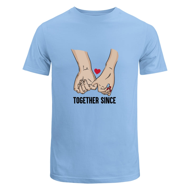 Couple Together Since Anniversary Gift For Her Gift For Him Couple Personalized Shirt