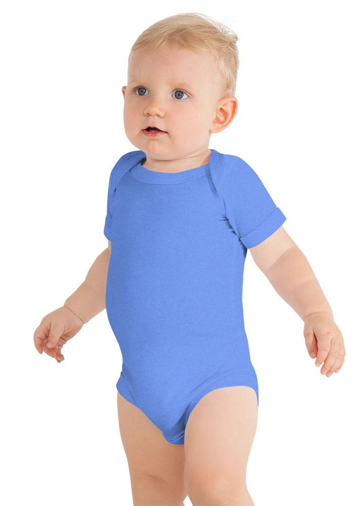 New_P_Baby Short Sleeve One Piece | Bella + Canvas 100B | DTG printing