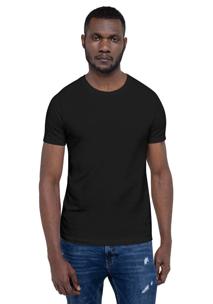 No back in_Unisex Staple T-Shirt | Bella + Canvas 3001 | DTG printing