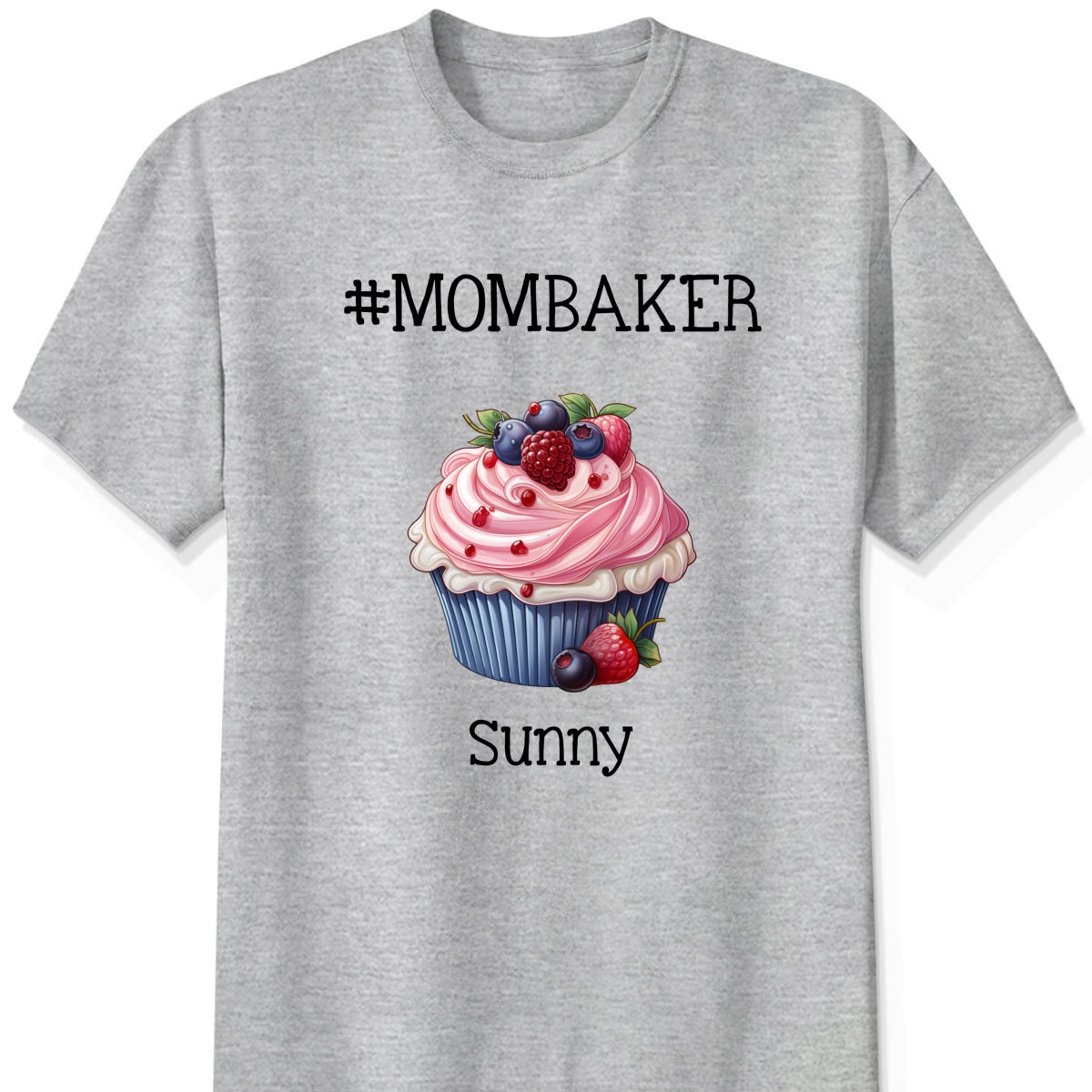 Mom Grandma Baker Cupcake Personalized Shirt