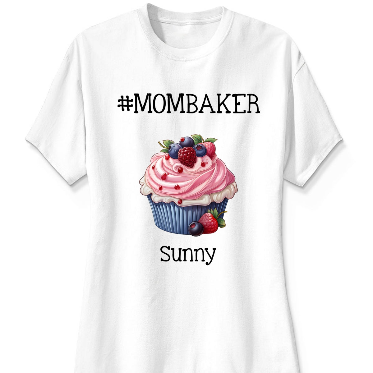 Mom Grandma Baker Cupcake Personalized Shirt