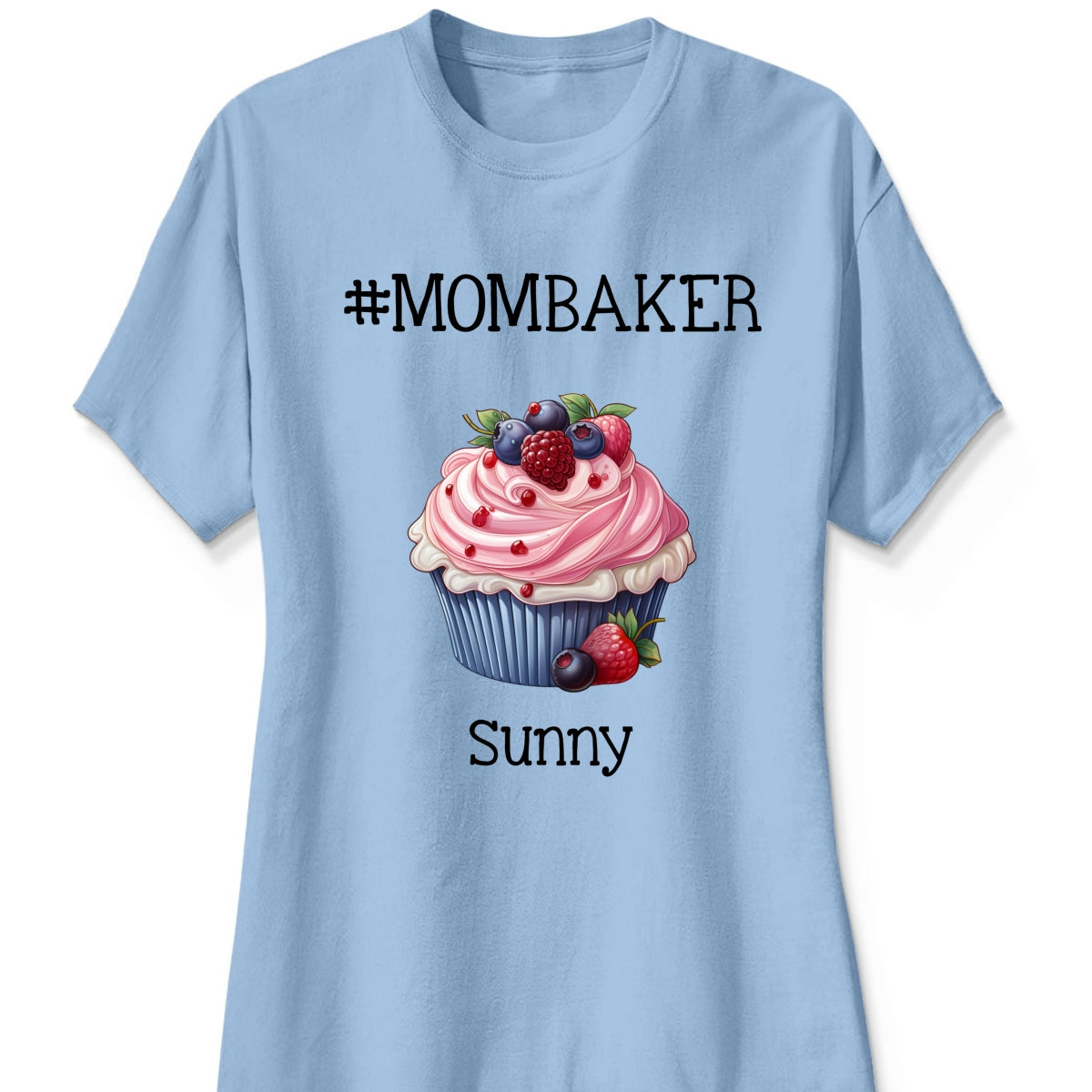 Mom Grandma Baker Cupcake Personalized Shirt