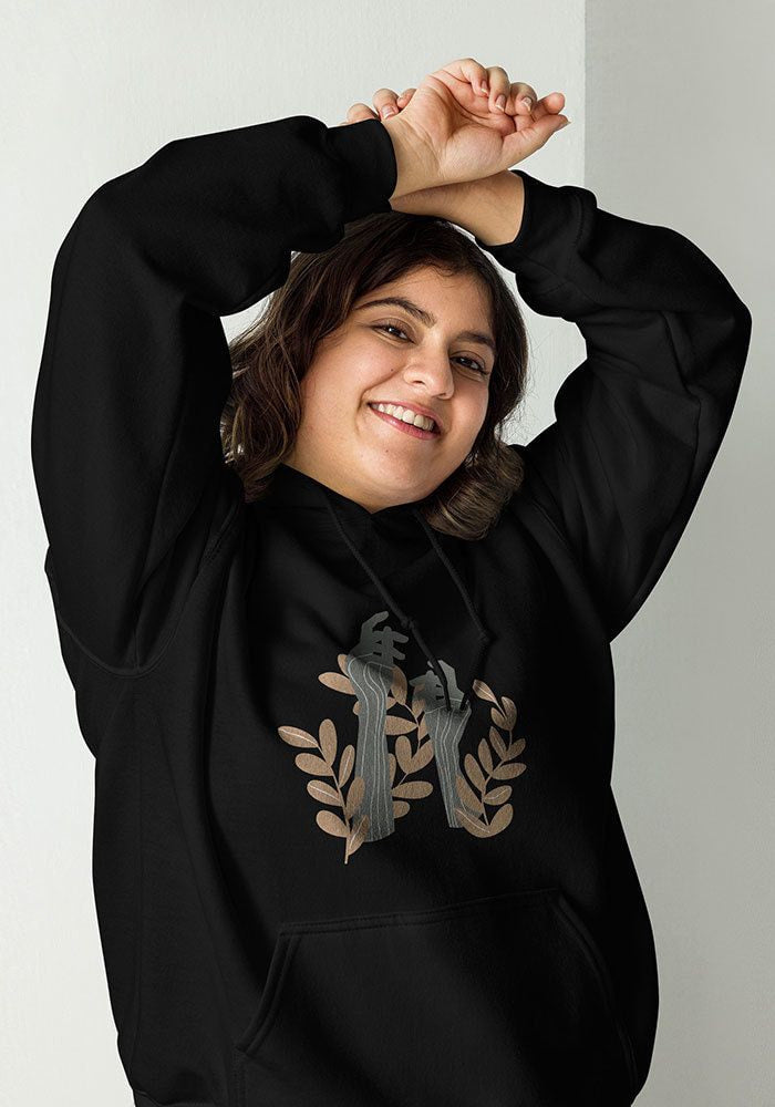 Wrist_Unisex Heavy Blend Hoodie | Gildan 18500 | DTG printing