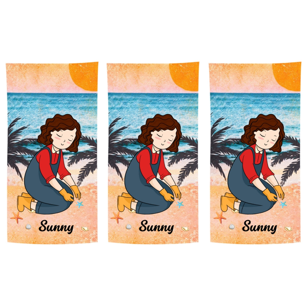 Beach Towel test multi print areas