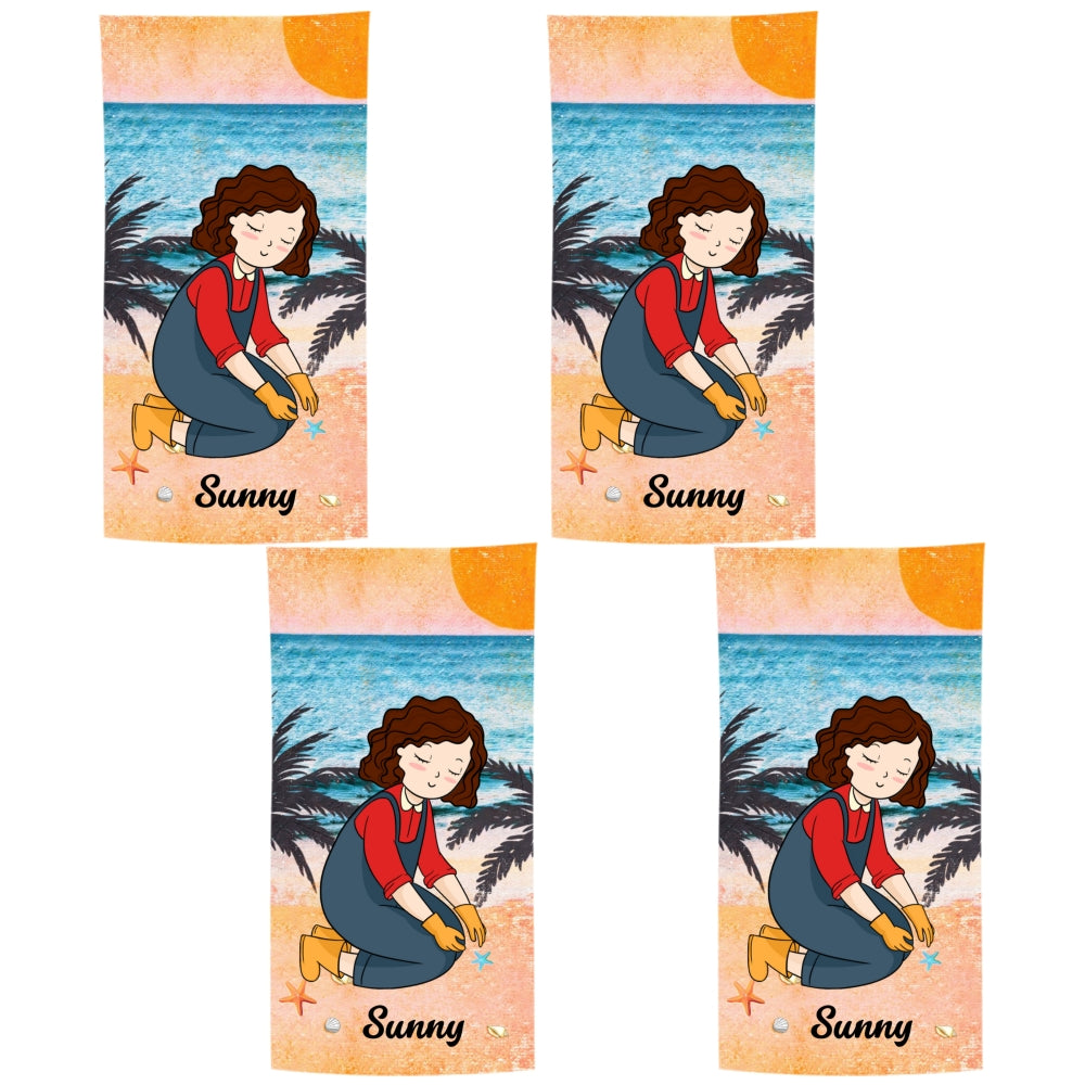 Beach Towel test multi print areas