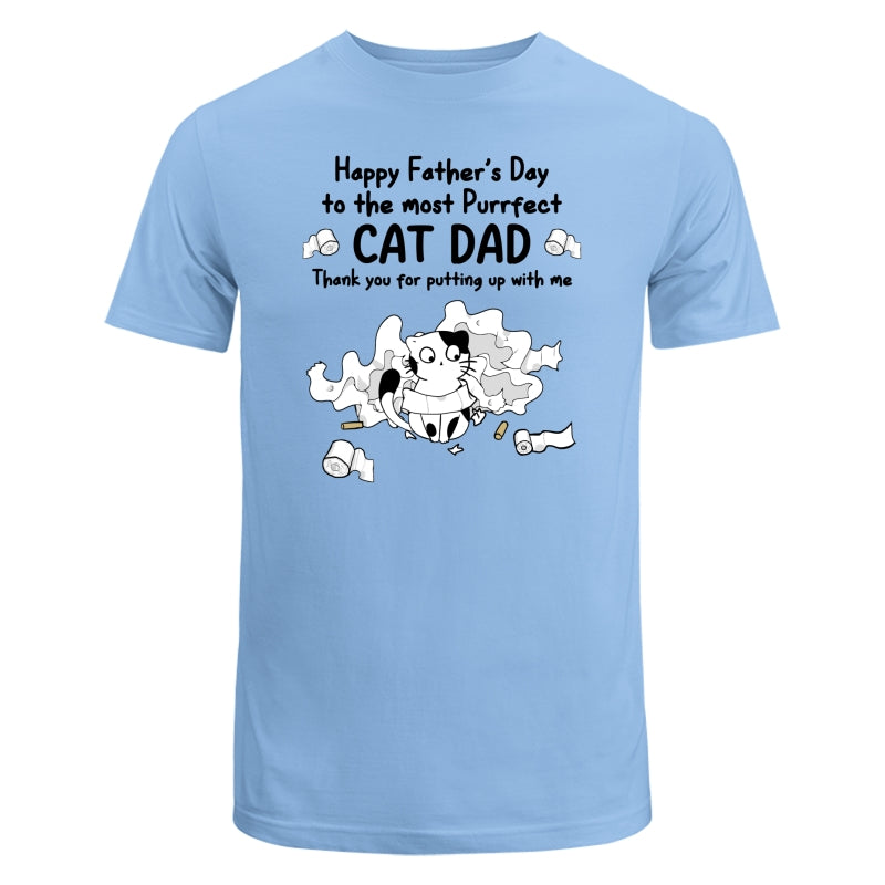 Happy Father‘s Day Toilet Paper Cats Personalized Shirt