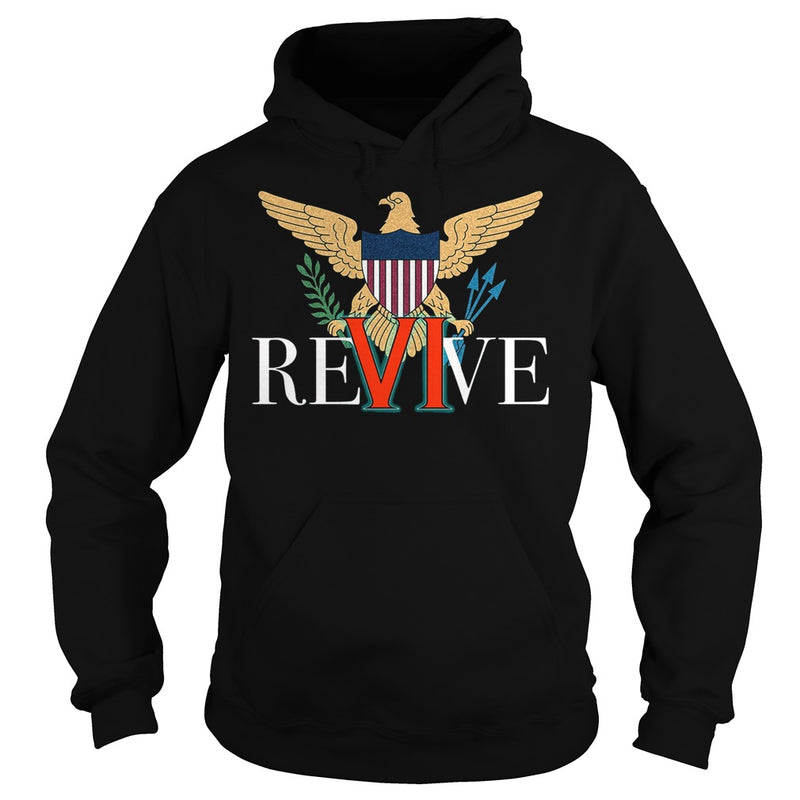 REVIVE THE VI US VIRGIN ISLANDS STRONG T-SHIRT