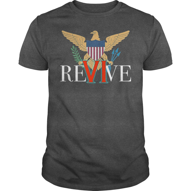 REVIVE THE VI US VIRGIN ISLANDS STRONG T-SHIRT