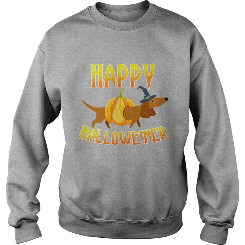 HAPPY HALLOWEINER T-SHIRT DACHSHUND HALLOWEEN DOG LOVER GIFT