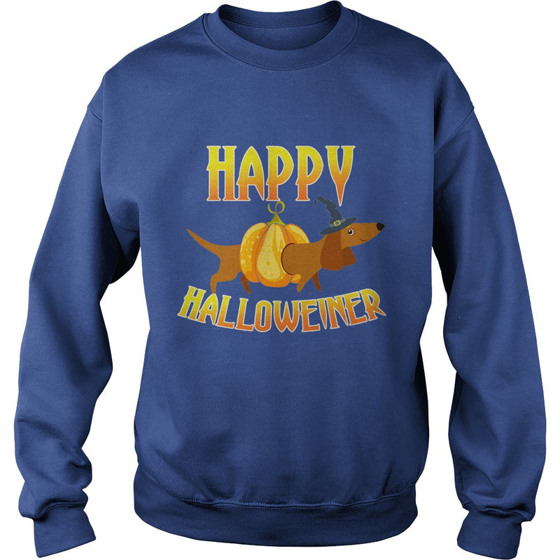 HAPPY HALLOWEINER T-SHIRT DACHSHUND HALLOWEEN DOG LOVER GIFT
