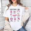 GiftyGifts Valentine God Says I Am T-shirt