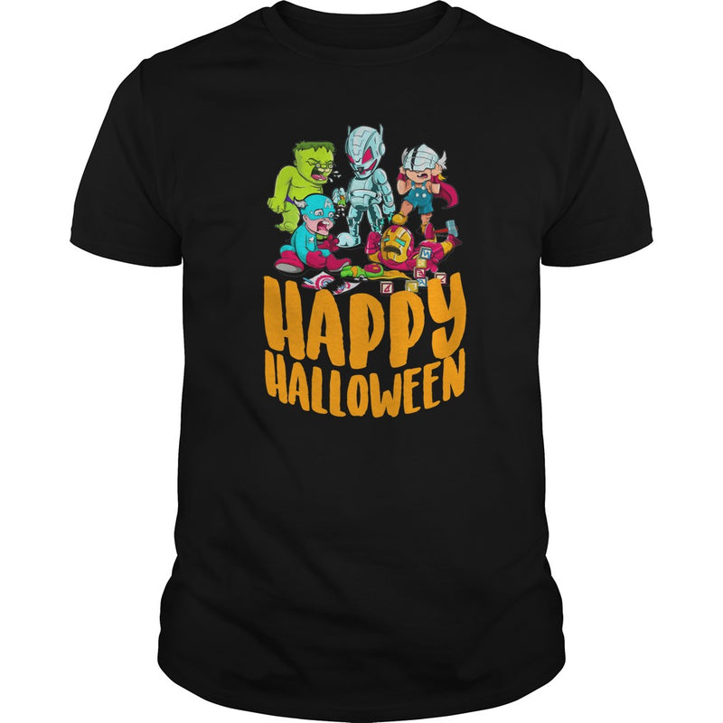 HAPPY HALLOWEEN T SHIRT SUPER HERO FUNNY HALLOWEEN T SHIRT