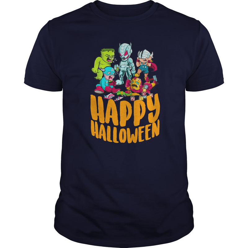 HAPPY HALLOWEEN T SHIRT SUPER HERO FUNNY HALLOWEEN T SHIRT