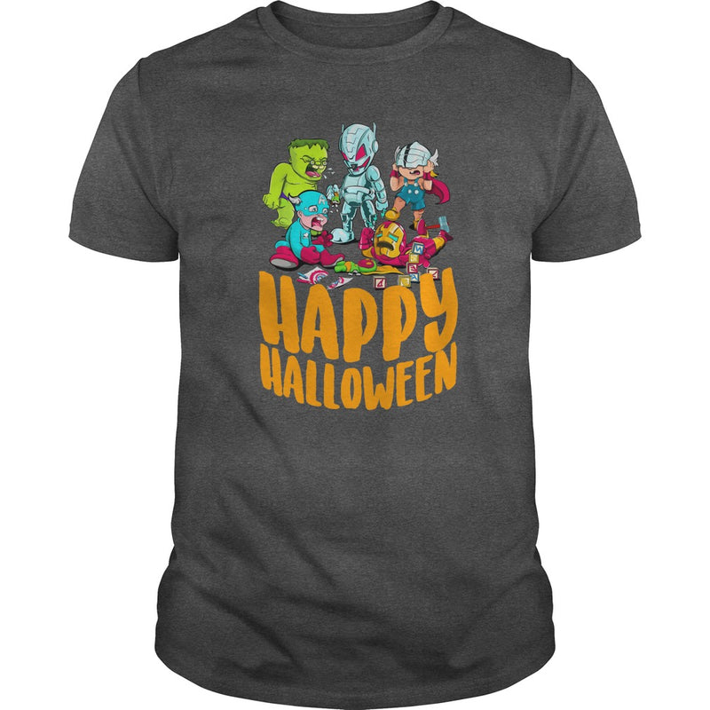 HAPPY HALLOWEEN T SHIRT SUPER HERO FUNNY HALLOWEEN T SHIRT