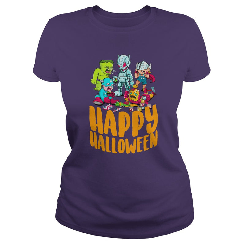 HAPPY HALLOWEEN T SHIRT SUPER HERO FUNNY HALLOWEEN T SHIRT