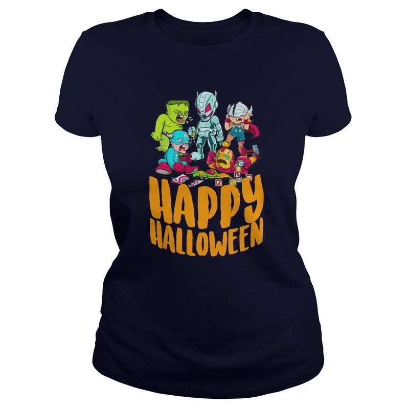 HAPPY HALLOWEEN T SHIRT SUPER HERO FUNNY HALLOWEEN T SHIRT