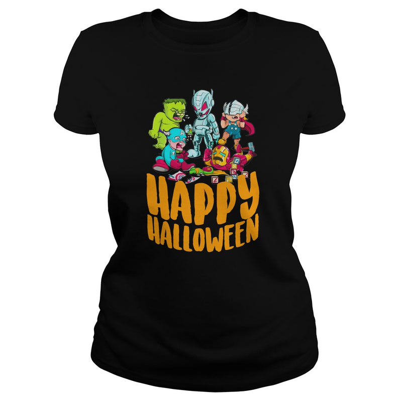 HAPPY HALLOWEEN T SHIRT SUPER HERO FUNNY HALLOWEEN T SHIRT