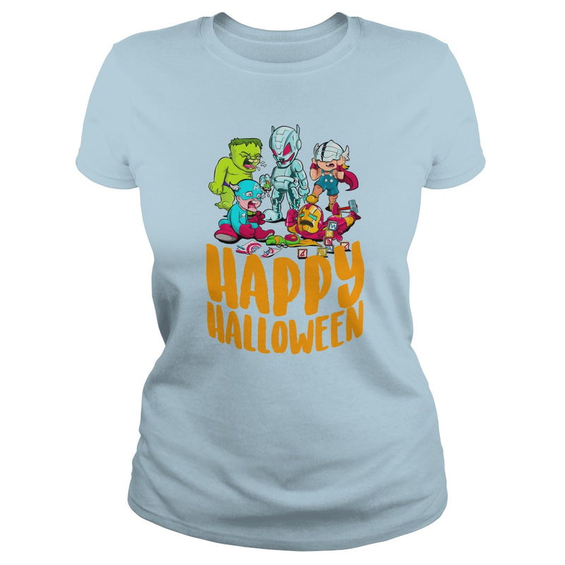 HAPPY HALLOWEEN T SHIRT SUPER HERO FUNNY HALLOWEEN T SHIRT