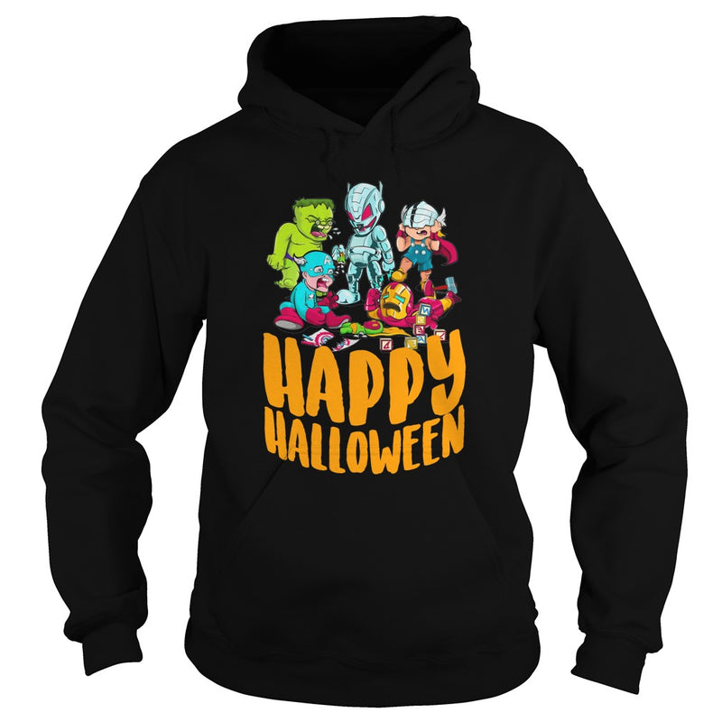 HAPPY HALLOWEEN T SHIRT SUPER HERO FUNNY HALLOWEEN T SHIRT