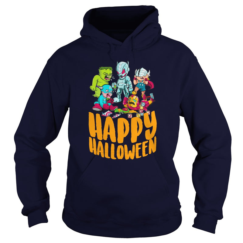 HAPPY HALLOWEEN T SHIRT SUPER HERO FUNNY HALLOWEEN T SHIRT