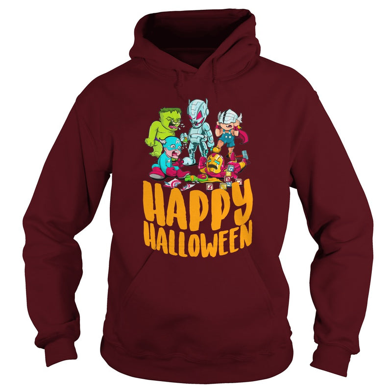 HAPPY HALLOWEEN T SHIRT SUPER HERO FUNNY HALLOWEEN T SHIRT