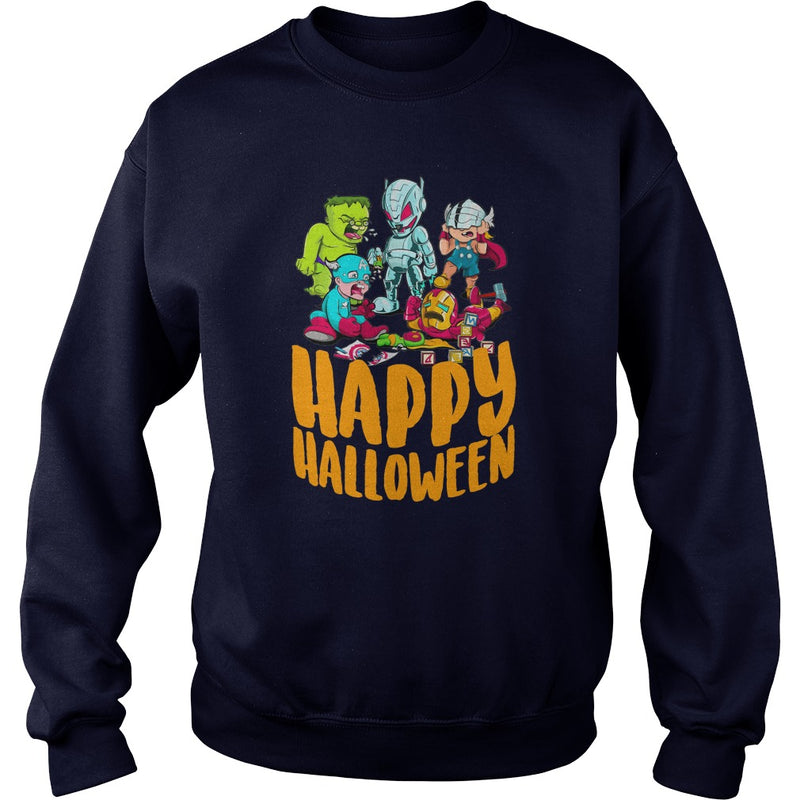 HAPPY HALLOWEEN T SHIRT SUPER HERO FUNNY HALLOWEEN T SHIRT
