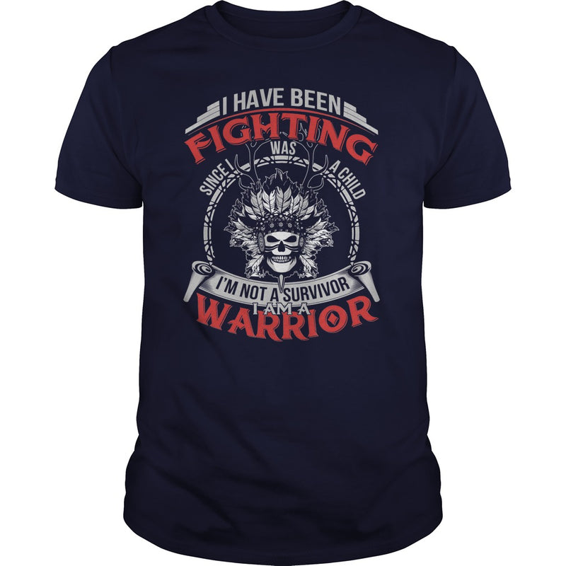 NATIVE AMERICAN  IM NOT A SURVIVOR - I AM A WARRIOR T SHIRT