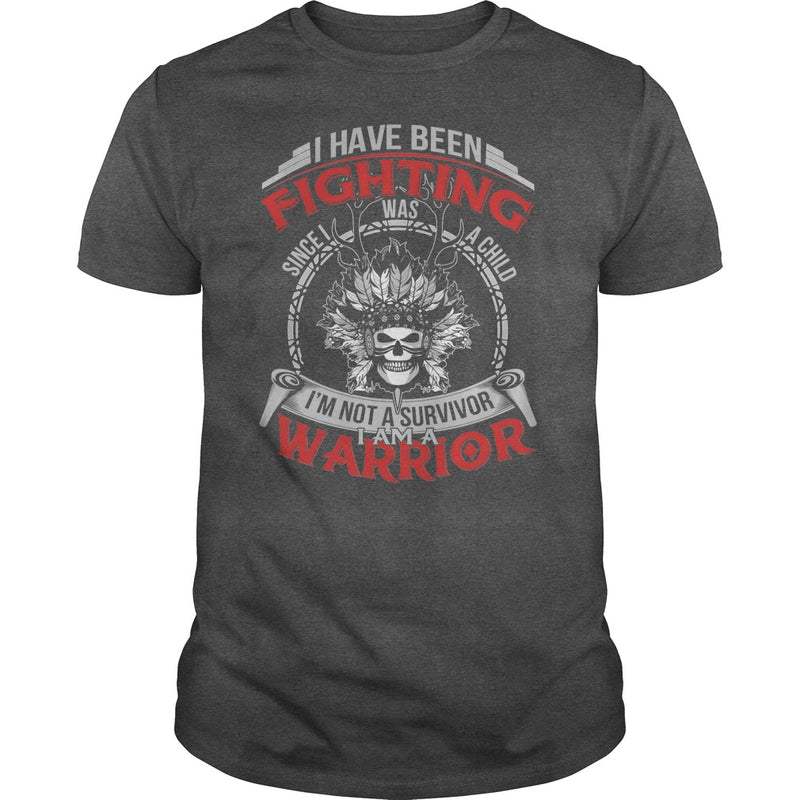 NATIVE AMERICAN  IM NOT A SURVIVOR - I AM A WARRIOR T SHIRT