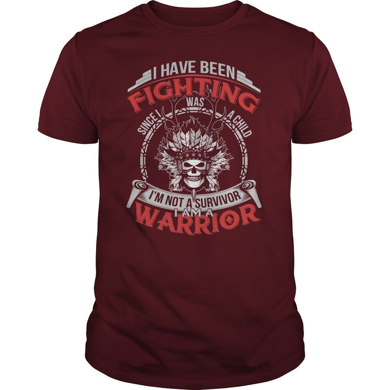 NATIVE AMERICAN  IM NOT A SURVIVOR - I AM A WARRIOR T SHIRT