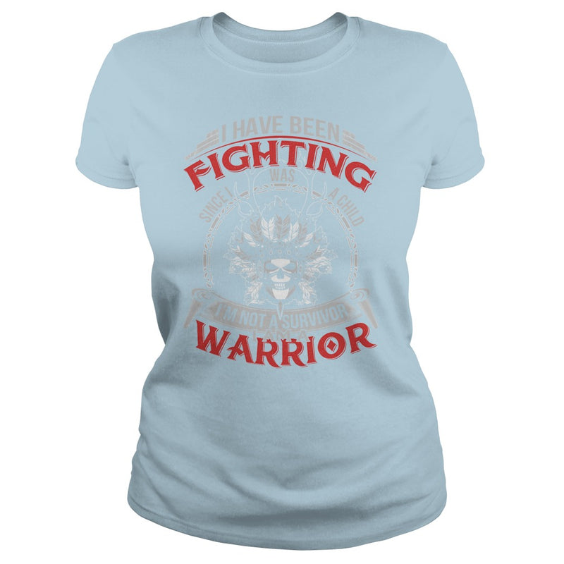 NATIVE AMERICAN  IM NOT A SURVIVOR - I AM A WARRIOR T SHIRT