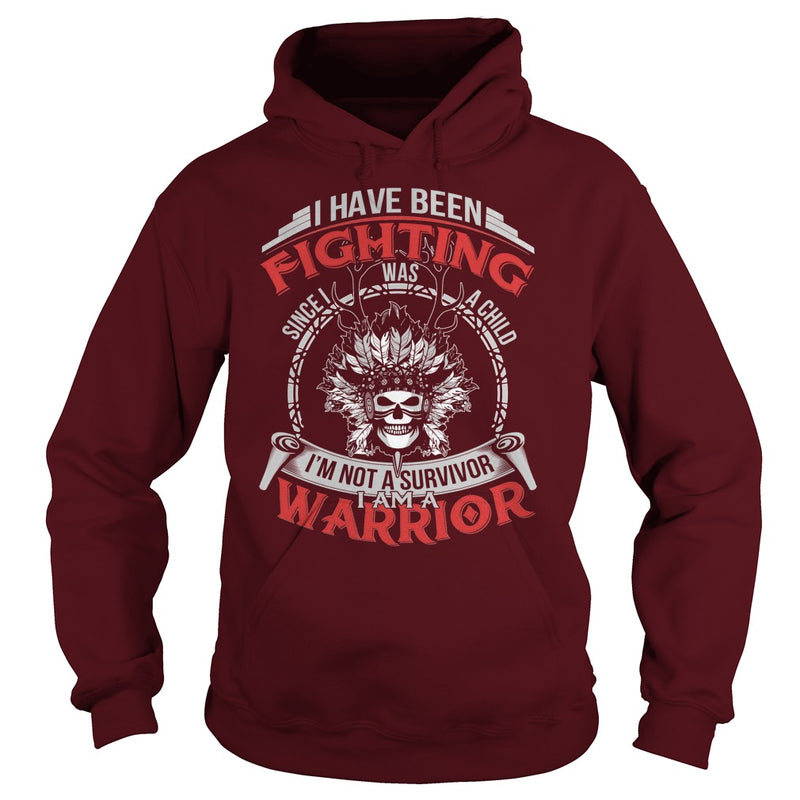 NATIVE AMERICAN  IM NOT A SURVIVOR - I AM A WARRIOR T SHIRT