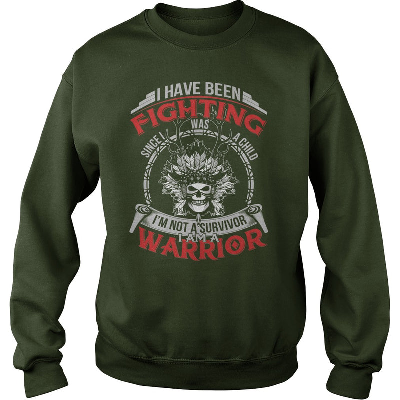 NATIVE AMERICAN  IM NOT A SURVIVOR - I AM A WARRIOR T SHIRT