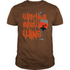 WITCHES BREW WINE T SHIRT FUNNY HALLOWEEN DRINKING