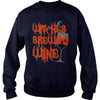 WITCHES BREW WINE T SHIRT FUNNY HALLOWEEN DRINKING