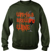 WITCHES BREW WINE T SHIRT FUNNY HALLOWEEN DRINKING