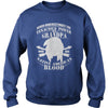 NEVER UNDERESTIMATE GRANDPA HAS NATIVE AMERICAN BLOOD SHIRT