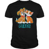 FUNNY HUG KISS WORLD PEACE CAT DOG LOVERS GIFTS T-SHIRTS