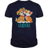 FUNNY HUG KISS WORLD PEACE CAT DOG LOVERS GIFTS T-SHIRTS