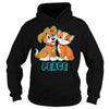 FUNNY HUG KISS WORLD PEACE CAT DOG LOVERS GIFTS T-SHIRTS