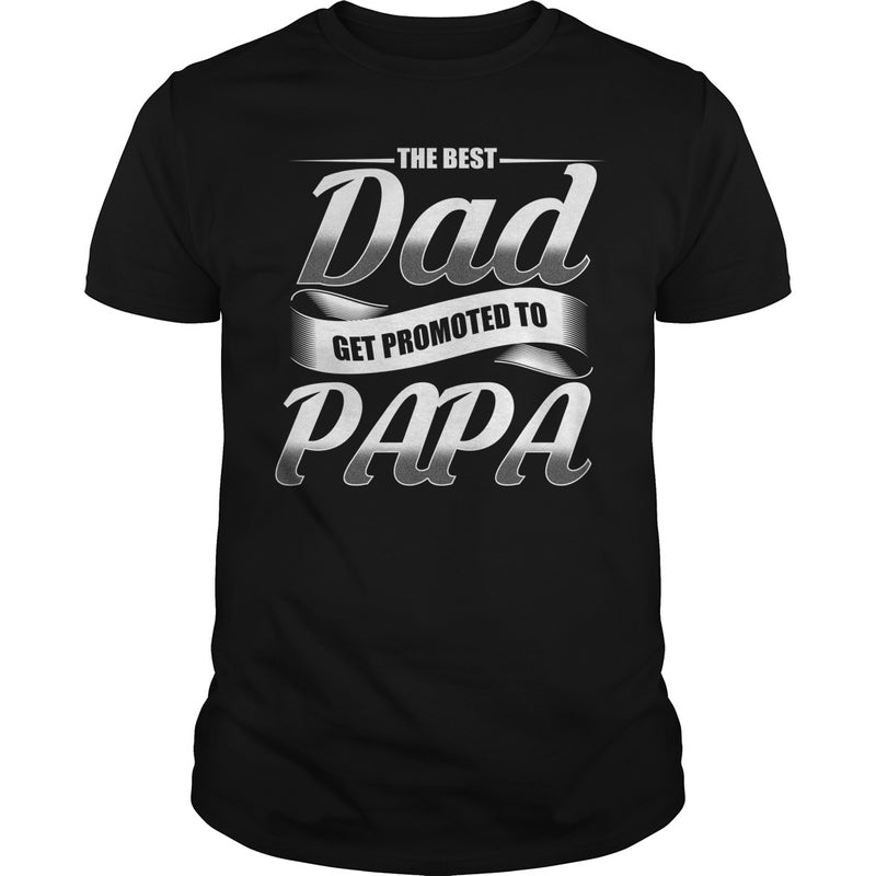 Promoted To Papa Shirt Grandpa Announcement T Shirt 1