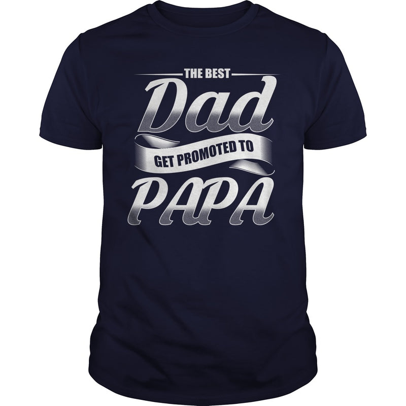 Promoted To Papa Shirt Grandpa Announcement T Shirt 1