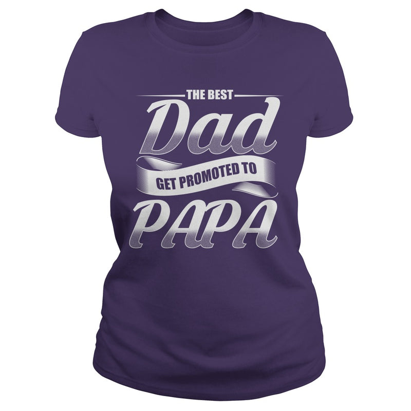Promoted To Papa Shirt Grandpa Announcement T Shirt 1