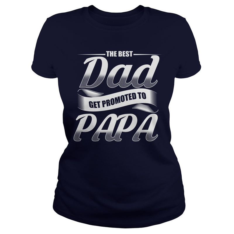 Promoted To Papa Shirt Grandpa Announcement T Shirt 1