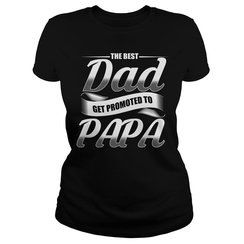 Promoted To Papa Shirt Grandpa Announcement T Shirt 1