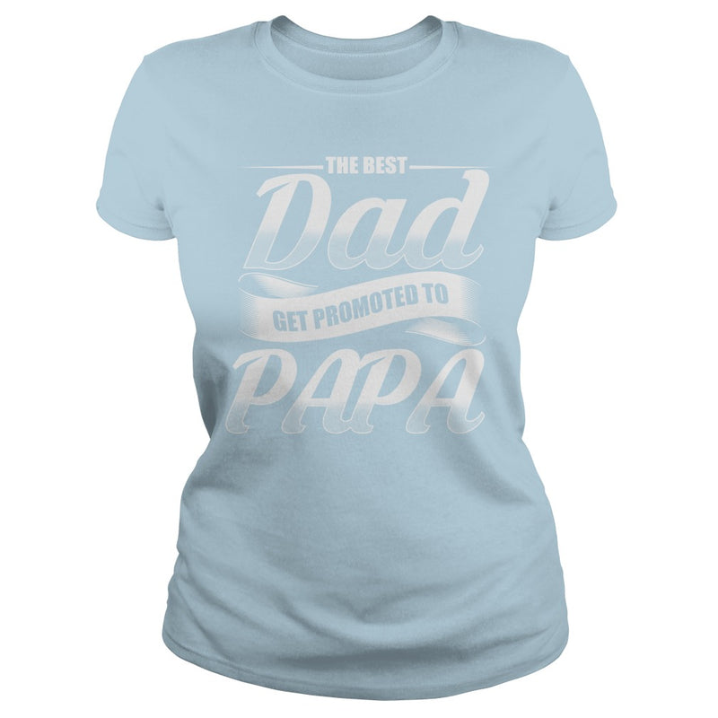 Promoted To Papa Shirt Grandpa Announcement T Shirt 1