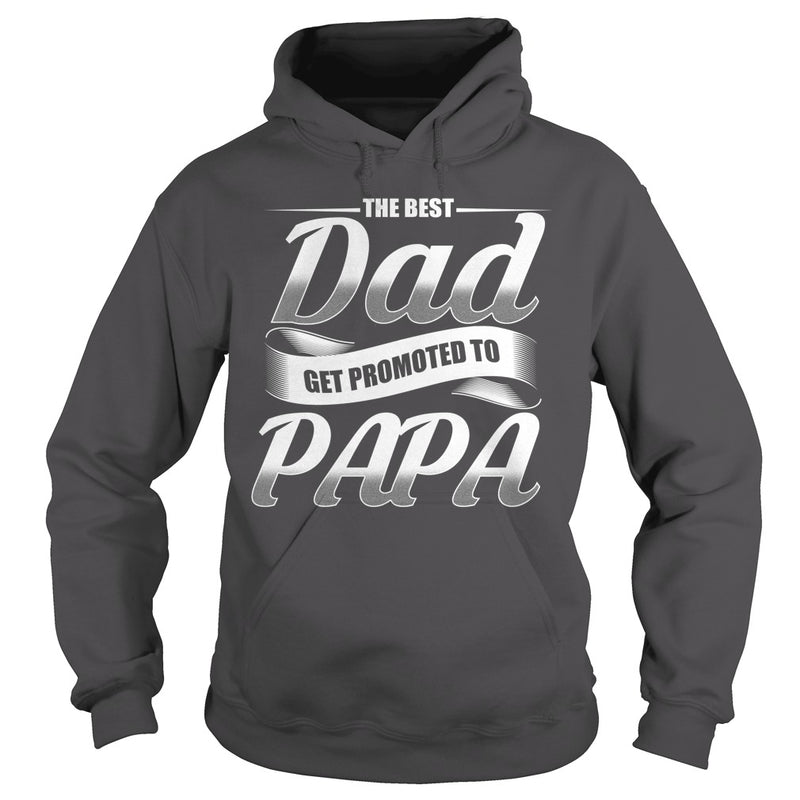 Promoted To Papa Shirt Grandpa Announcement T Shirt 1