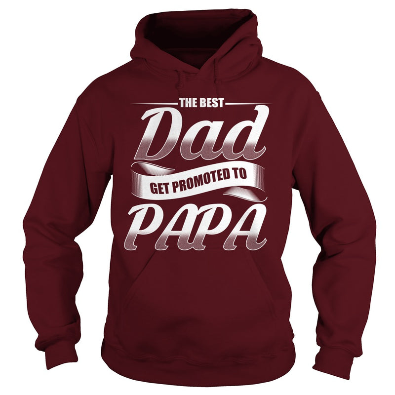 Promoted To Papa Shirt Grandpa Announcement T Shirt 1