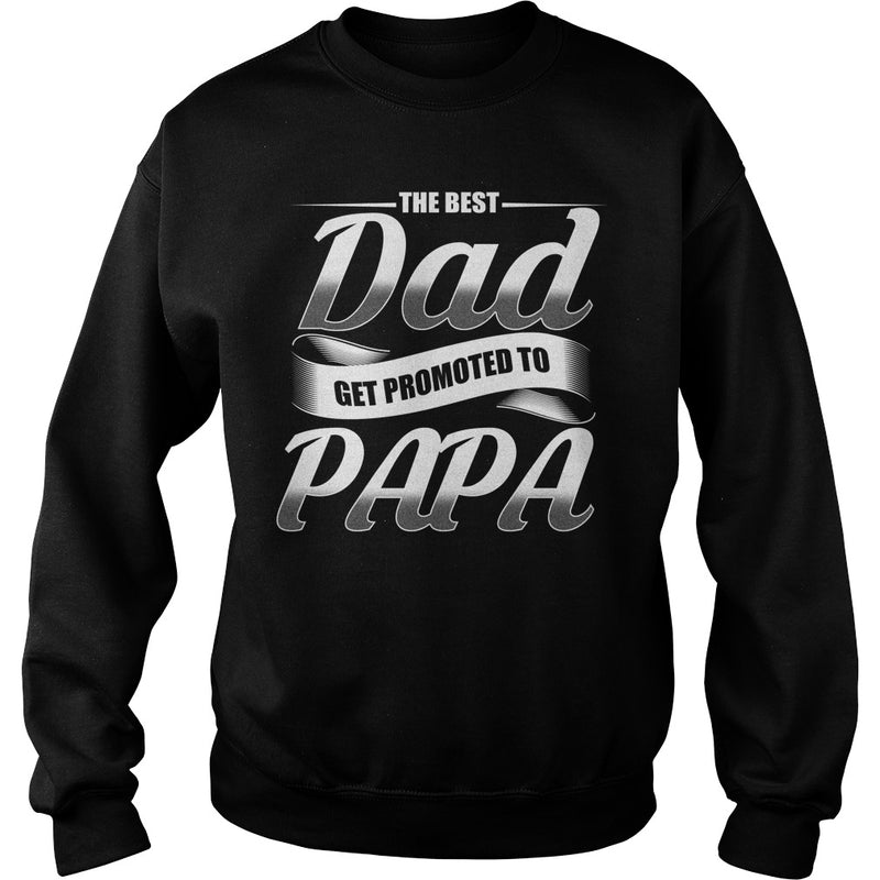 Promoted To Papa Shirt Grandpa Announcement T Shirt 1