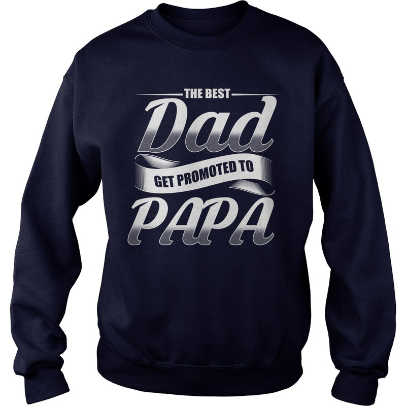 Promoted To Papa Shirt Grandpa Announcement T Shirt 1